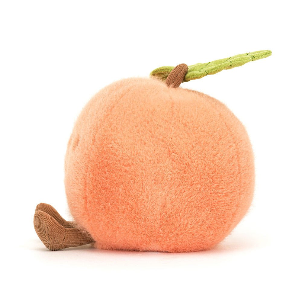 Knuffel Amuseable Peach - 14 cm - Groenten, fruit en ander lekkers Jellycat - In den Olifant