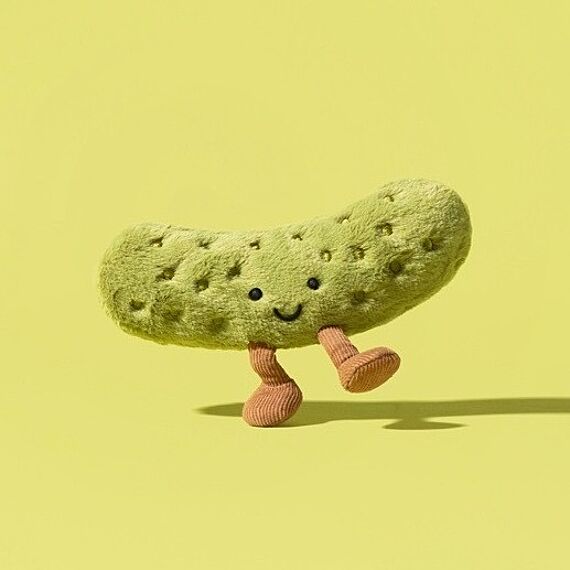 Knuffel Amuseable Pickle | 8 Cm - Groenten, fruit en ander lekkers Jellycat - In den Olifant