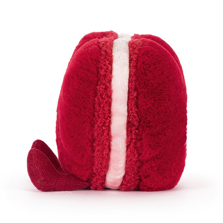 Knuffel Amuseables Arlette Heart Macaron Red - 13 cm - Fantasieknuffels Jellycat - In den Olifant