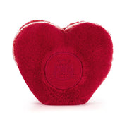 Knuffel Amuseables Arlette Heart Macaron Red - 13 cm - Fantasieknuffels Jellycat - In den Olifant