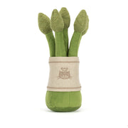 Knuffel Amuseables Asparagus - 22 cm - Groenten, fruit en ander lekkers Jellycat - In den Olifant