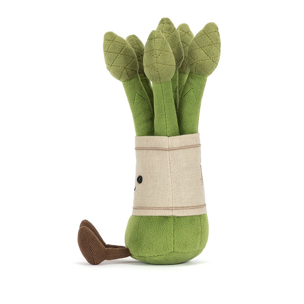 Knuffel Amuseables Asparagus - 22 cm - Groenten, fruit en ander lekkers Jellycat - In den Olifant