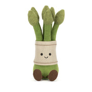 Knuffel Amuseables Asparagus - 22 cm - Groenten, fruit en ander lekkers Jellycat - In den Olifant