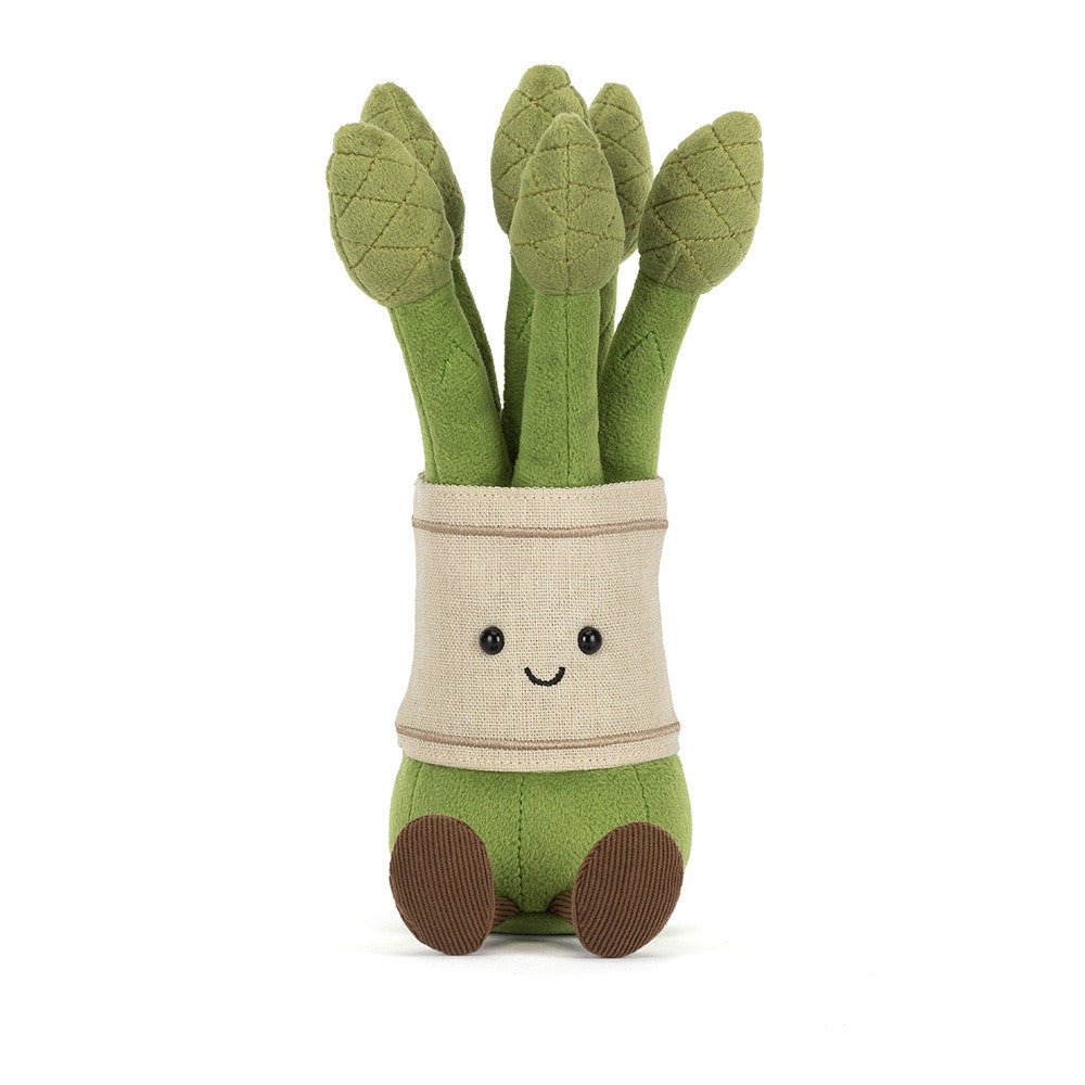 Knuffel Amuseables Asparagus - 22 cm - Groenten, fruit en ander lekkers Jellycat - In den Olifant