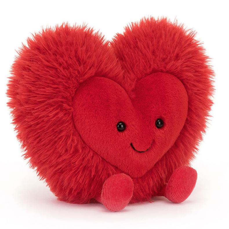 Knuffel Amuseables Beatie Heart Large - 24 cm - Fantasieknuffels Jellycat - In den Olifant