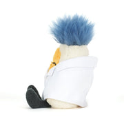 Knuffel Amuseables Boiled Egg Scientist Outfit - 14 cm - Fantasieknuffels Jellycat - In den Olifant