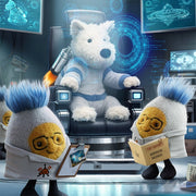 Knuffel Amuseables Boiled Egg Scientist Outfit - 14 cm - Fantasieknuffels Jellycat - In den Olifant