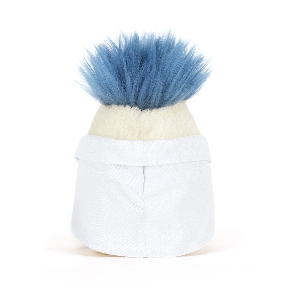 Knuffel Amuseables Boiled Egg Scientist Outfit - 14 cm - Fantasieknuffels Jellycat - In den Olifant
