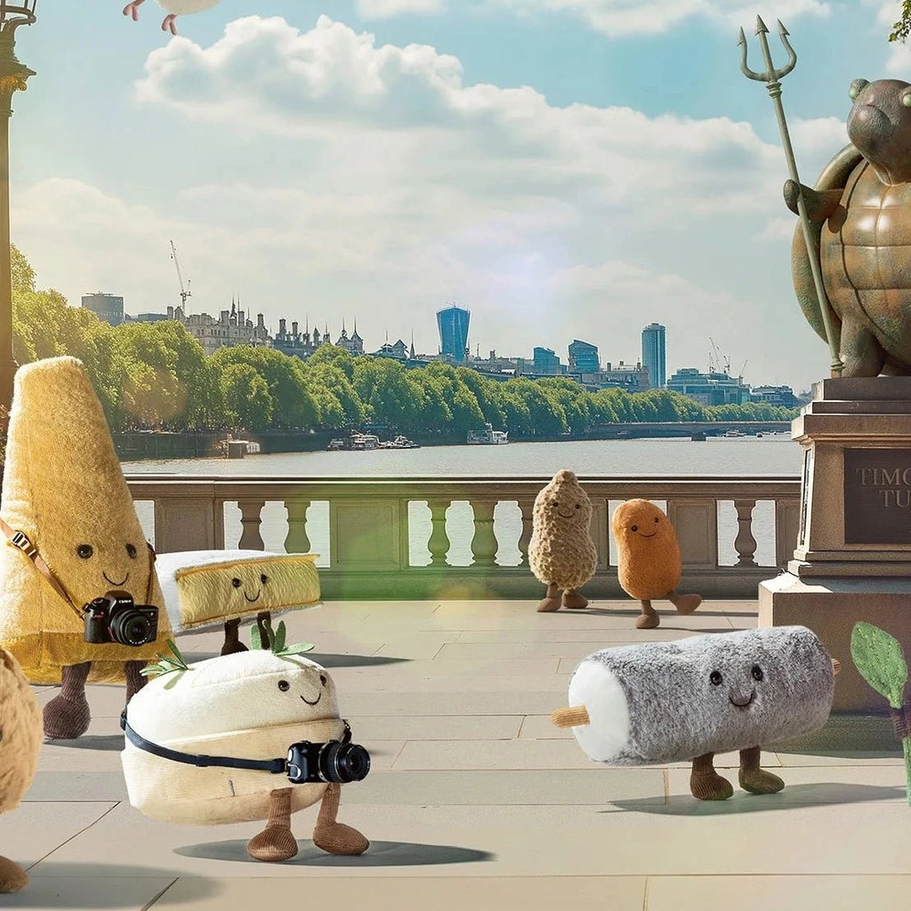 Knuffel Amuseables Brie - 22 cm - Groenten, fruit en ander lekkers Jellycat - In den Olifant