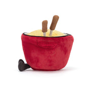 Knuffel Amuseables Cheese Fondue - 13 cm - Groenten, fruit en ander lekkers Jellycat - In den Olifant