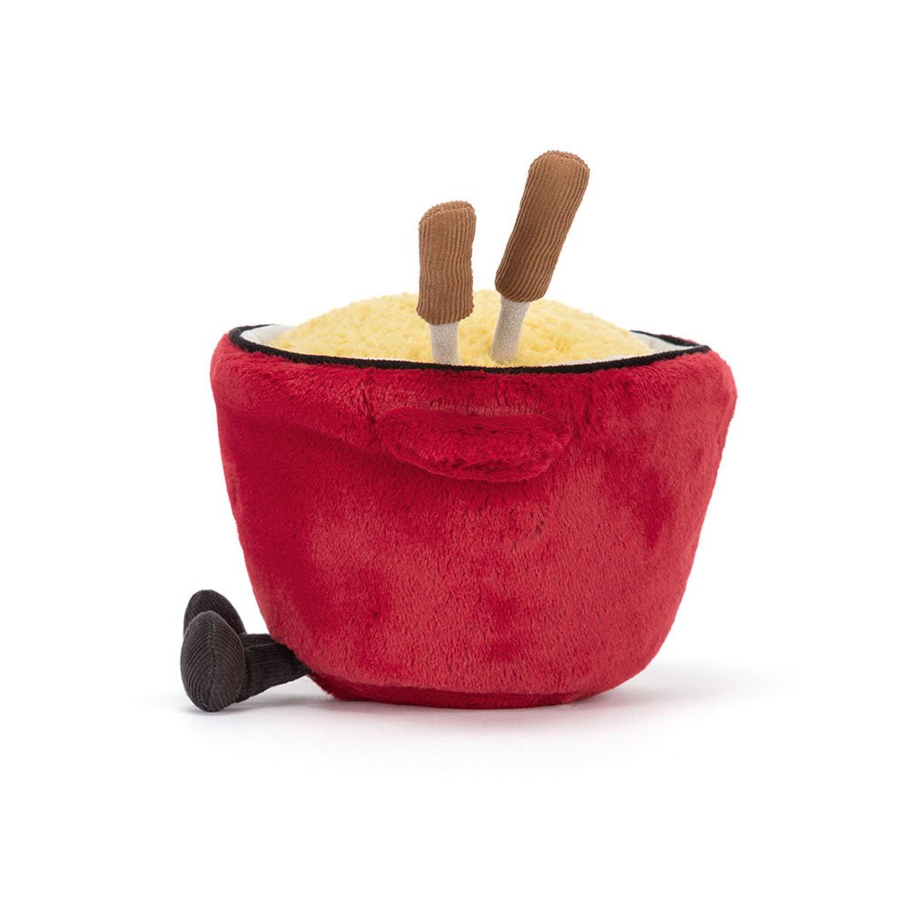 Knuffel Amuseables Cheese Fondue - 13 cm - Groenten, fruit en ander lekkers Jellycat - In den Olifant