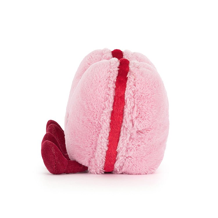 Knuffel Amuseables Colette Heart Macaron Pink - 13 cm - Fantasieknuffels Jellycat - In den Olifant