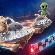 Knuffel Amuseables Peanut Space Rodeo Outfit - 15 cm - Groenten, fruit en ander lekkers Jellycat - In den Olifant