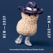 Knuffel Amuseables Peanut Space Rodeo Outfit - 15 cm - Groenten, fruit en ander lekkers Jellycat - In den Olifant