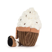 Knuffel Amuseables Scarffles Hot Chocolate - 19 cm - Groenten, fruit en ander lekkers Jellycat - In den Olifant