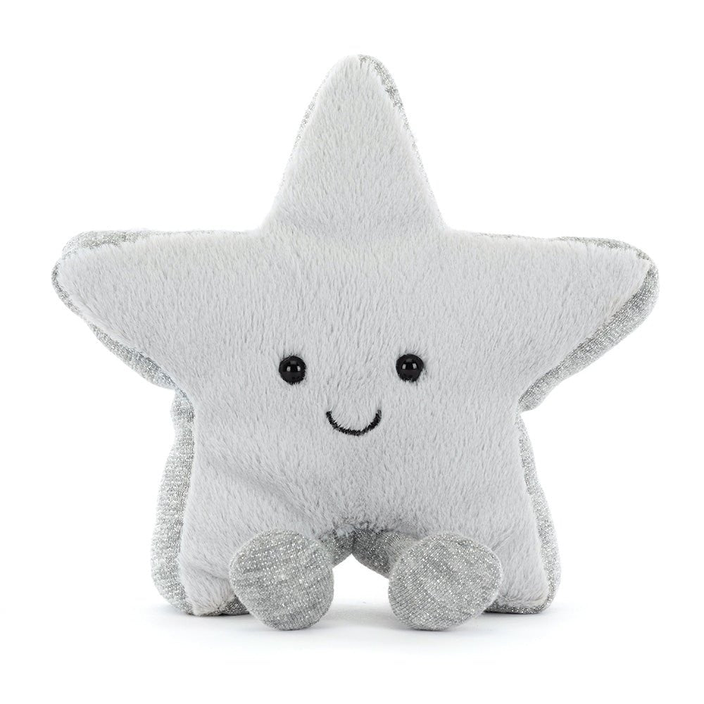 Knuffel Amuseables Silver Star - 17 cm - Fantasieknuffels Jellycat - In den Olifant