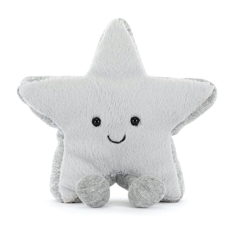 Knuffel Amuseables Silver Star - 17 cm - Fantasieknuffels Jellycat - In den Olifant