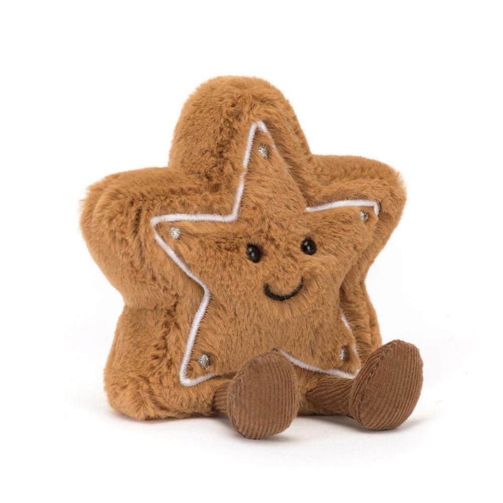 Knuffel Amuseables Star Cookie - 13 cm - Fantasieknuffels Jellycat - In den Olifant