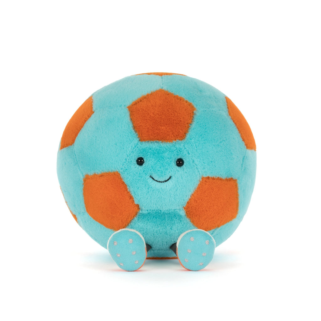 Knuffel Bal Amuseables Jellycat Football - 27 cm - Fantasieknuffels Jellycat - In den Olifant