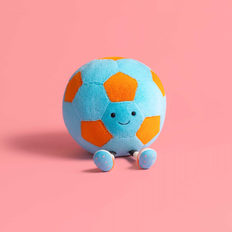 Knuffel Bal Amuseables Jellycat Football - 27 cm - Fantasieknuffels Jellycat - In den Olifant