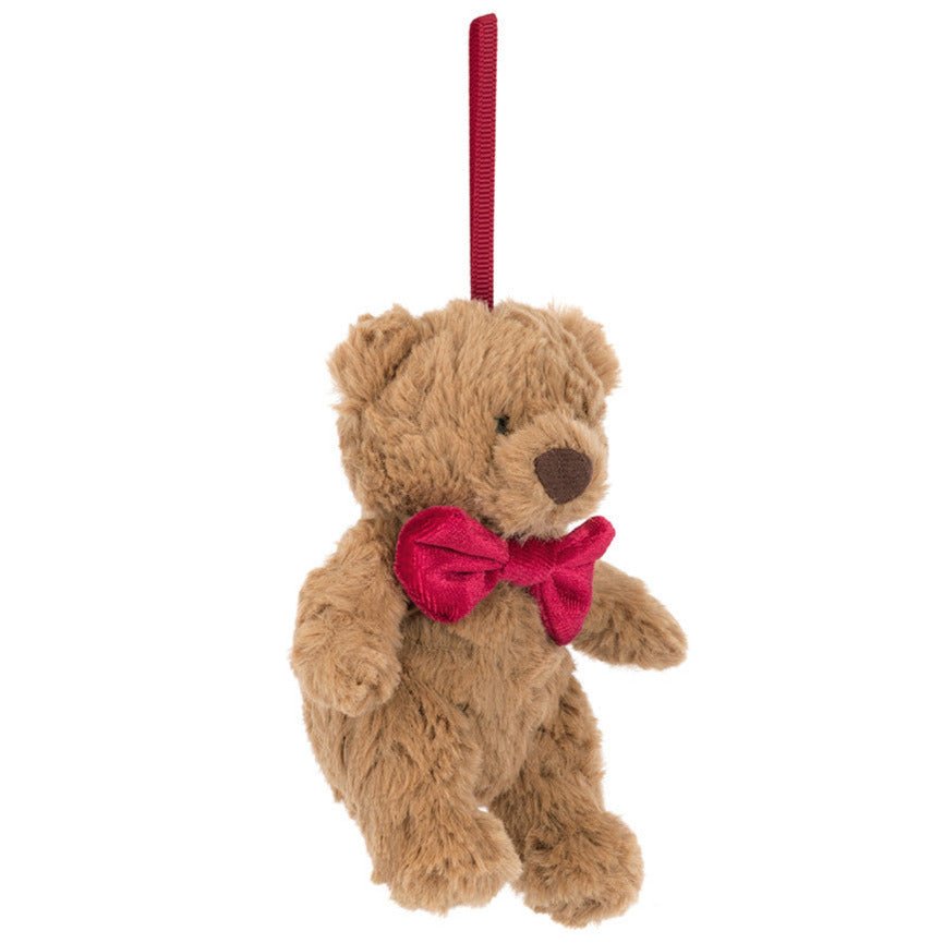 Knuffel Bartholomew Bear Decoration - 11 cm - Knuffelberen Jellycat - In den Olifant