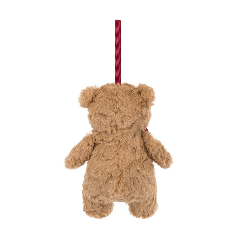 Knuffel Bartholomew Bear Decoration - 11 cm - Knuffelberen Jellycat - In den Olifant