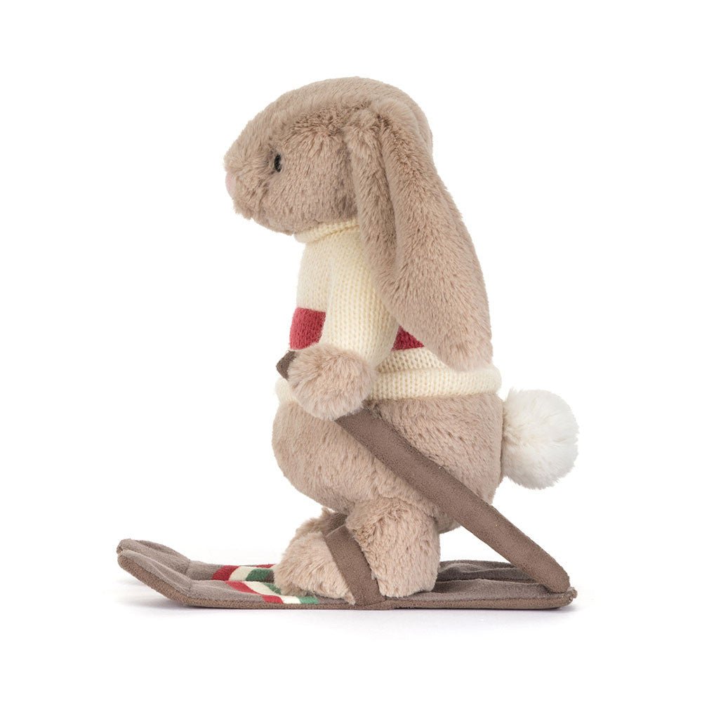 Knuffel Bashful Bunny Gold Medal Ski - 20 cm - Konijnen Jellycat - In den Olifant