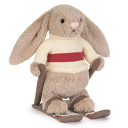 Knuffel Bashful Bunny Gold Medal Ski - 20 cm - Konijnen Jellycat - In den Olifant