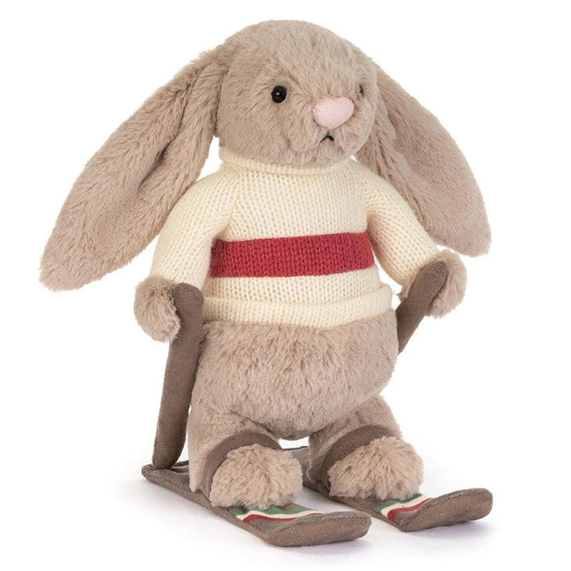 Knuffel Bashful Bunny Gold Medal Ski - 20 cm - Konijnen Jellycat - In den Olifant