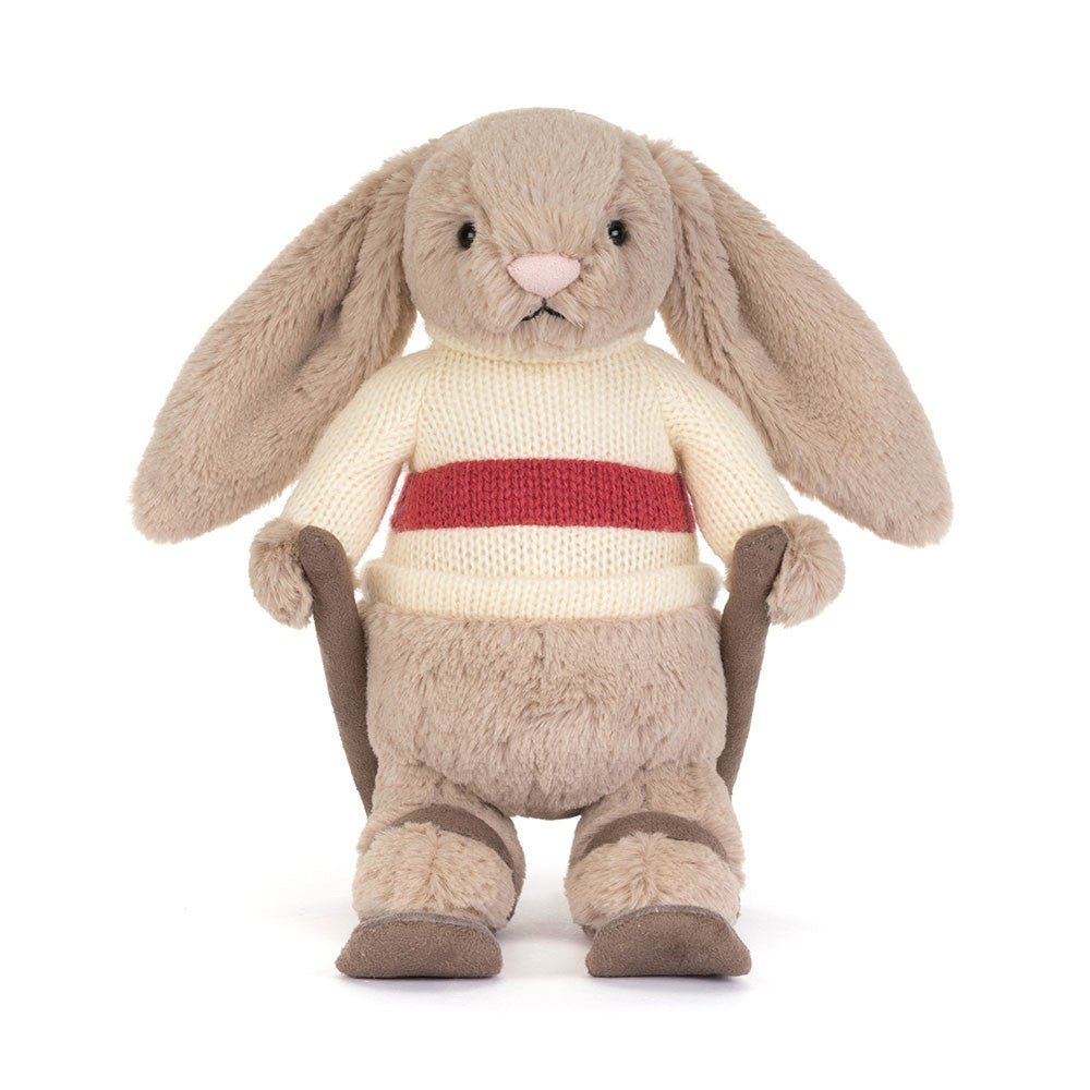 Knuffel Bashful Bunny Gold Medal Ski - 20 cm - Konijnen Jellycat - In den Olifant