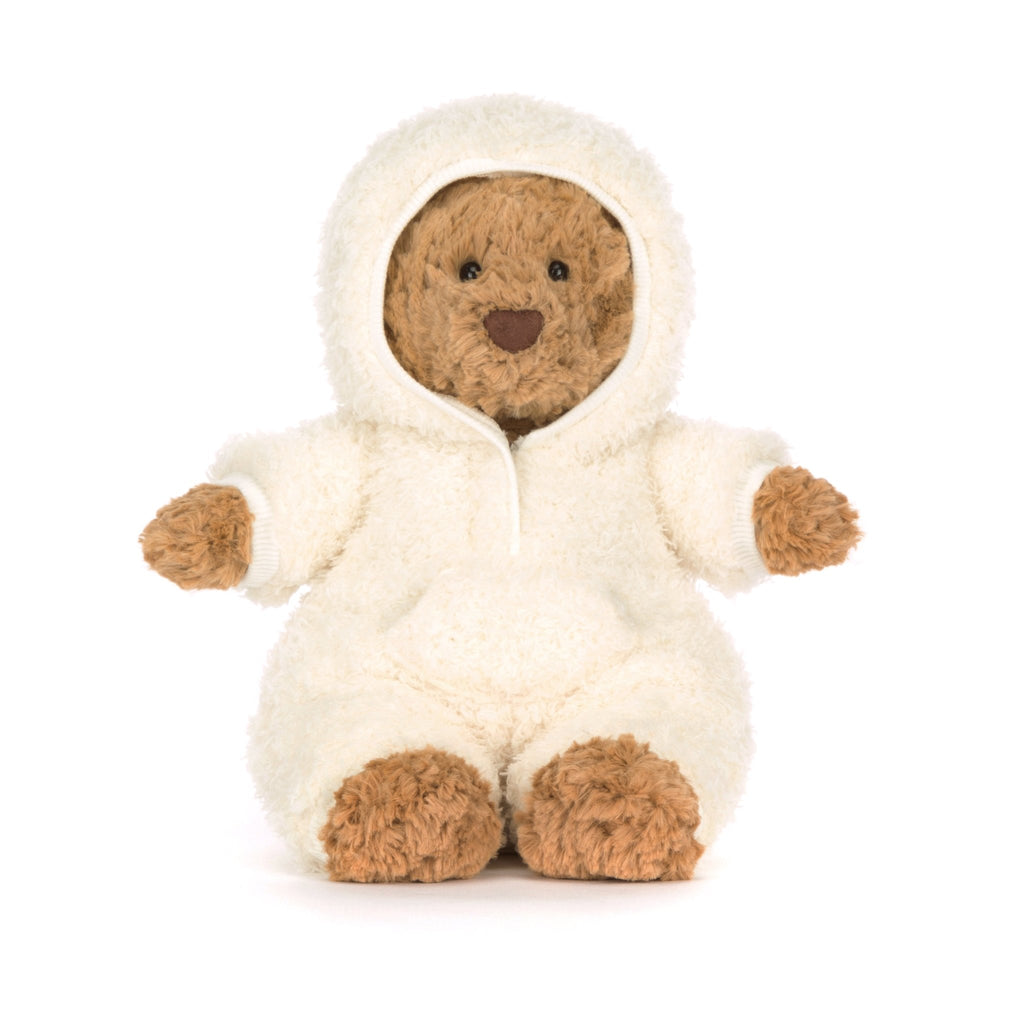 Knuffel Beer Bartholomew Bear All - in - one Outfit - 26 cm - Knuffelberen Jellycat - In den Olifant