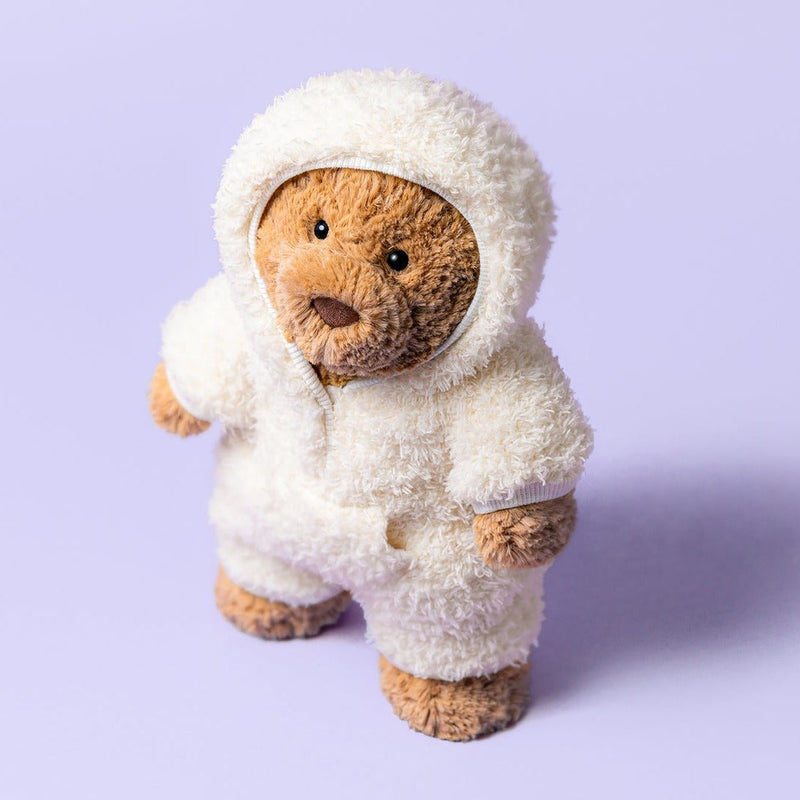 Knuffel Beer Bartholomew Bear All - in - one Outfit - 26 cm - Knuffelberen Jellycat - In den Olifant