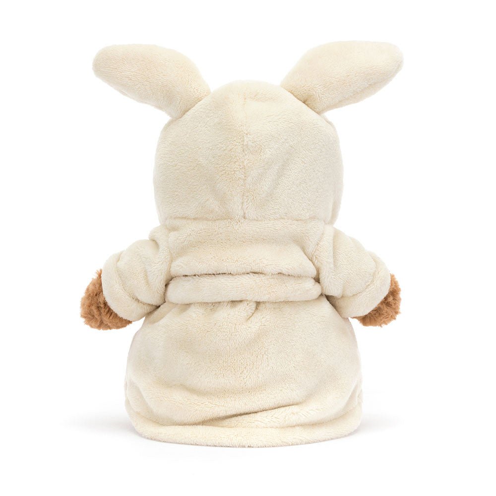Knuffel Beer Bartholomew Bear Bathrobe - 26 cm - Knuffelberen Jellycat - In den Olifant