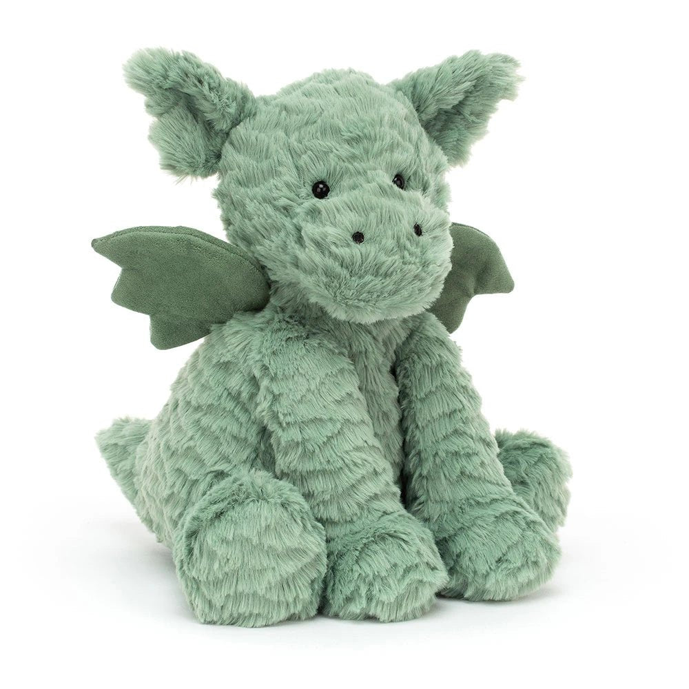 Knuffel Draak Fuddlewuddle Dragon - 23 cm - Fantasieknuffels Jellycat - In den Olifant