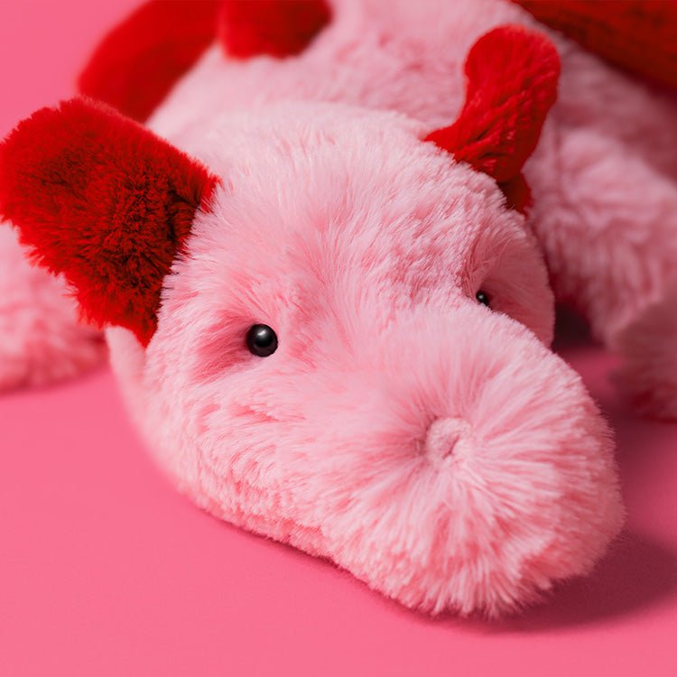 Knuffel Draak Heart Dragon - 50 cm - Fantasieknuffels Jellycat - In den Olifant