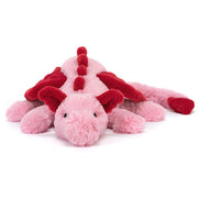Knuffel Draak Heart Dragon - 50 cm - Fantasieknuffels Jellycat - In den Olifant