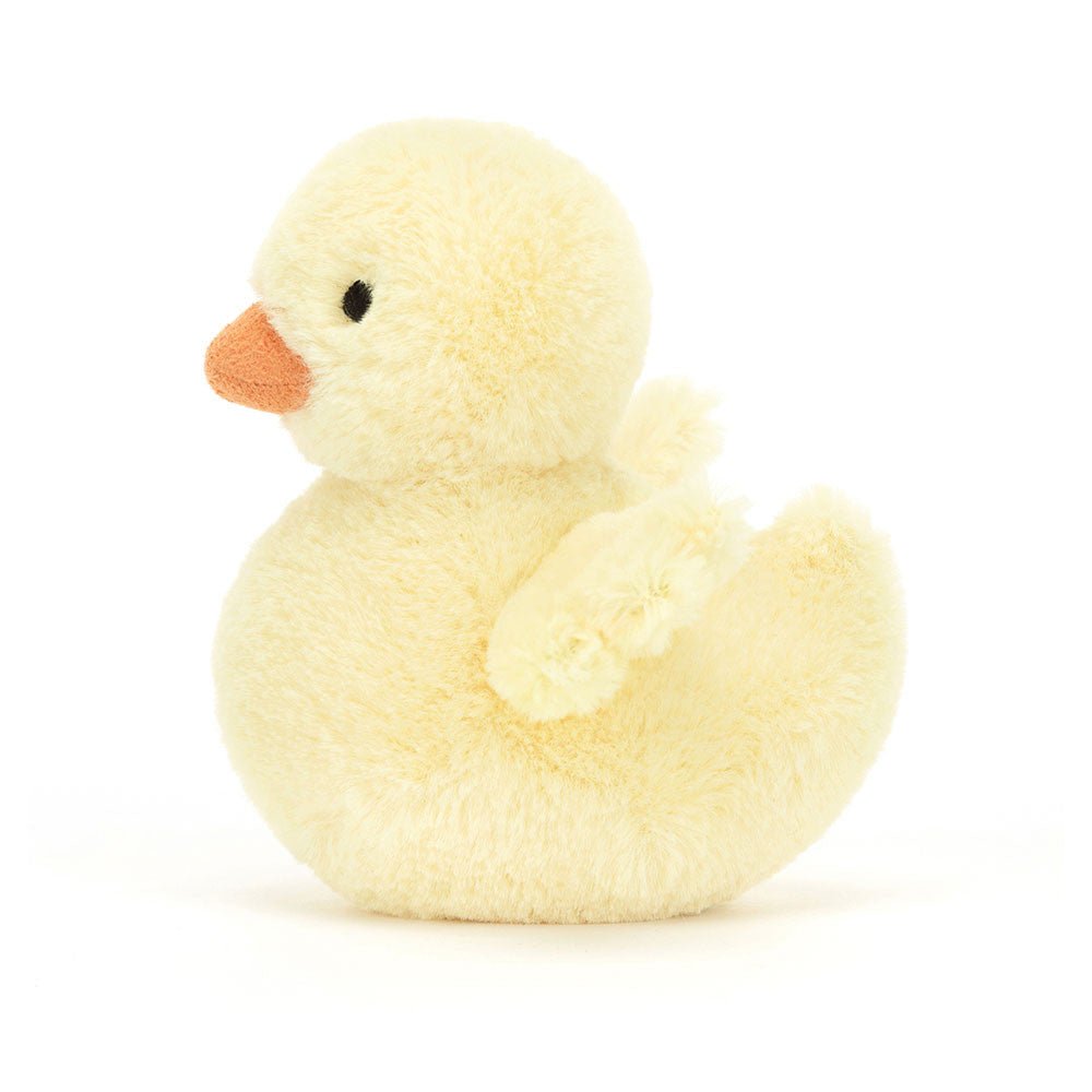 Knuffel Eendje Fluffy Duck - 11 cm - Boerderijdieren Jellycat - In den Olifant