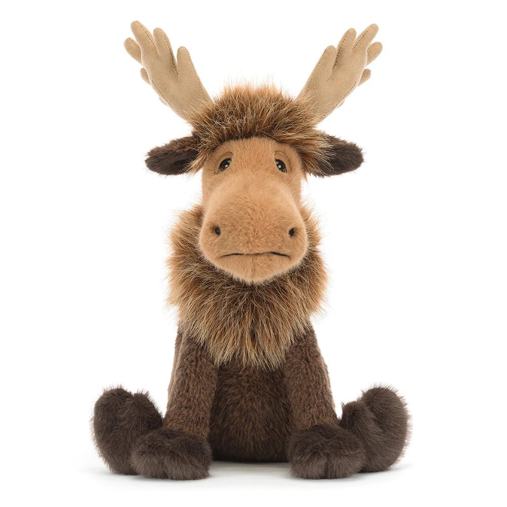 Knuffel Eland Birchly Moose - 28 cm - Wilde dieren Jellycat - In den Olifant