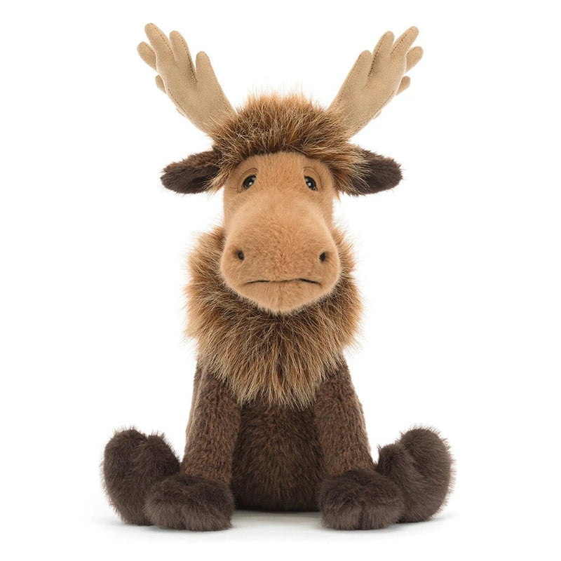 Knuffel Eland Birchly Moose - 28 cm - Wilde dieren Jellycat - In den Olifant