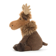 Knuffel Eland Birchly Moose - 28 cm - Wilde dieren Jellycat - In den Olifant