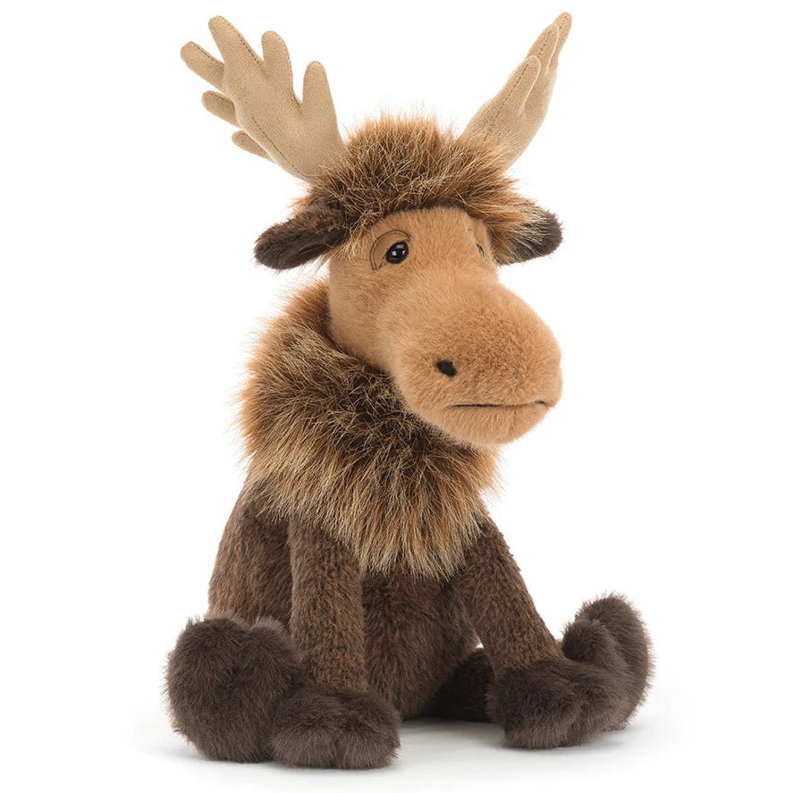 Knuffel Eland Birchly Moose - 28 cm - Wilde dieren Jellycat - In den Olifant
