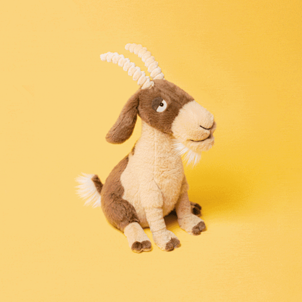 Knuffel Geit Glenny Goat - 27 cm - Boerderijdieren Jellycat - In den Olifant