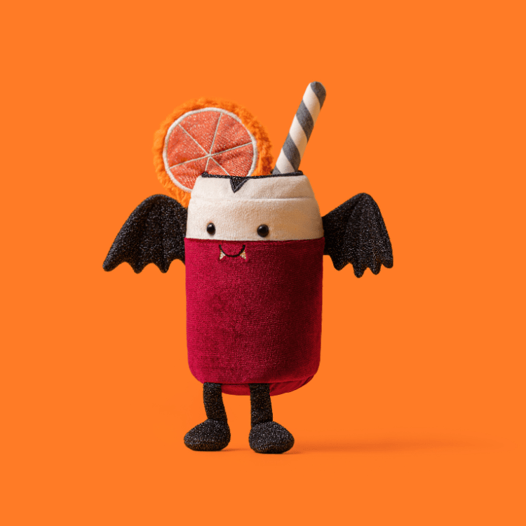 Knuffel Halloween Amuseables Vampop Drink - 16 cm - Groenten, fruit en ander lekkers Jellycat - In den Olifant