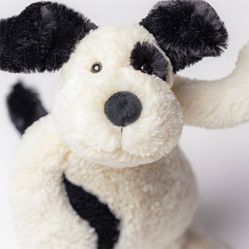 Knuffel Hond Bashful Black & Cream Puppy Original Medium - 31 cm - Huisdieren Jellycat - In den Olifant