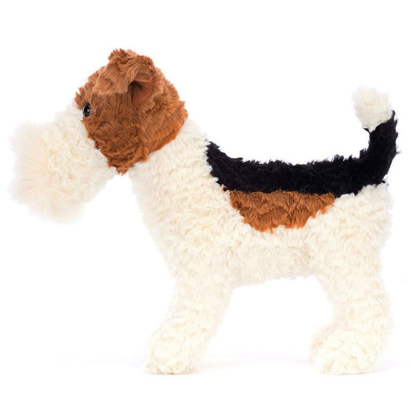 Knuffel Hond Hector Fox Terrier - 24 cm - huisdieren Jellycat - In den Olifant