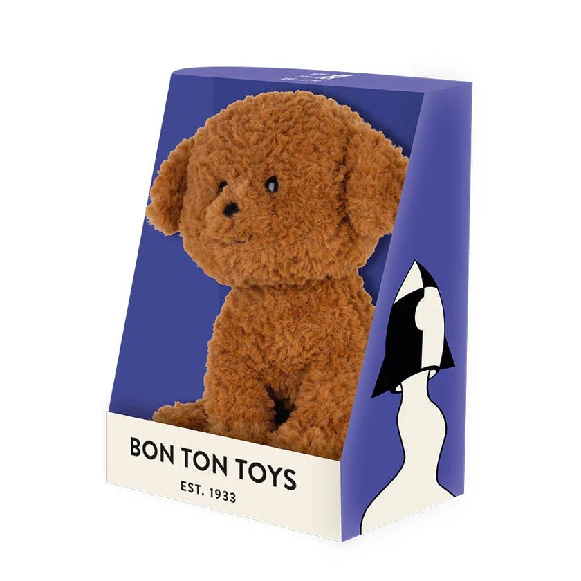 Knuffel Hond Stacy the Labradoodle in giftbox - 18 cm - Huisdieren Bon Ton Toys - In den Olifant