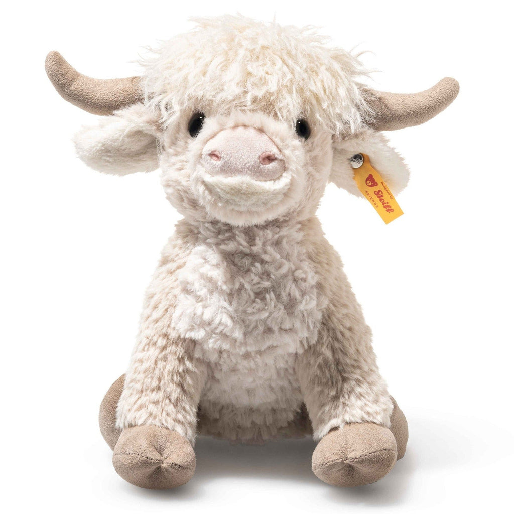 Knuffel hooglandkoe Harper - 24 cm - Boerderijdieren Steiff - In den Olifant