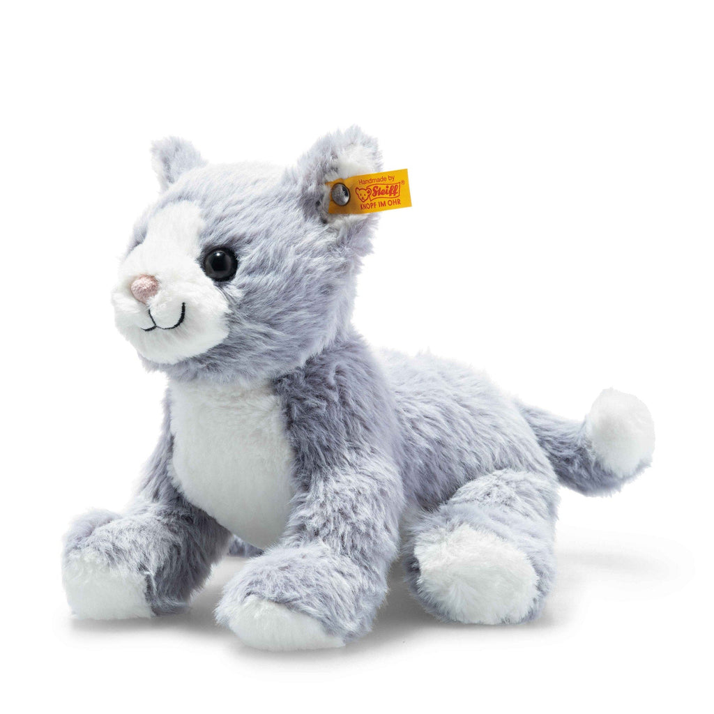 Knuffel Kat Cassie Cat Light Grey - 26 cm - huisdieren Steiff - In den Olifant