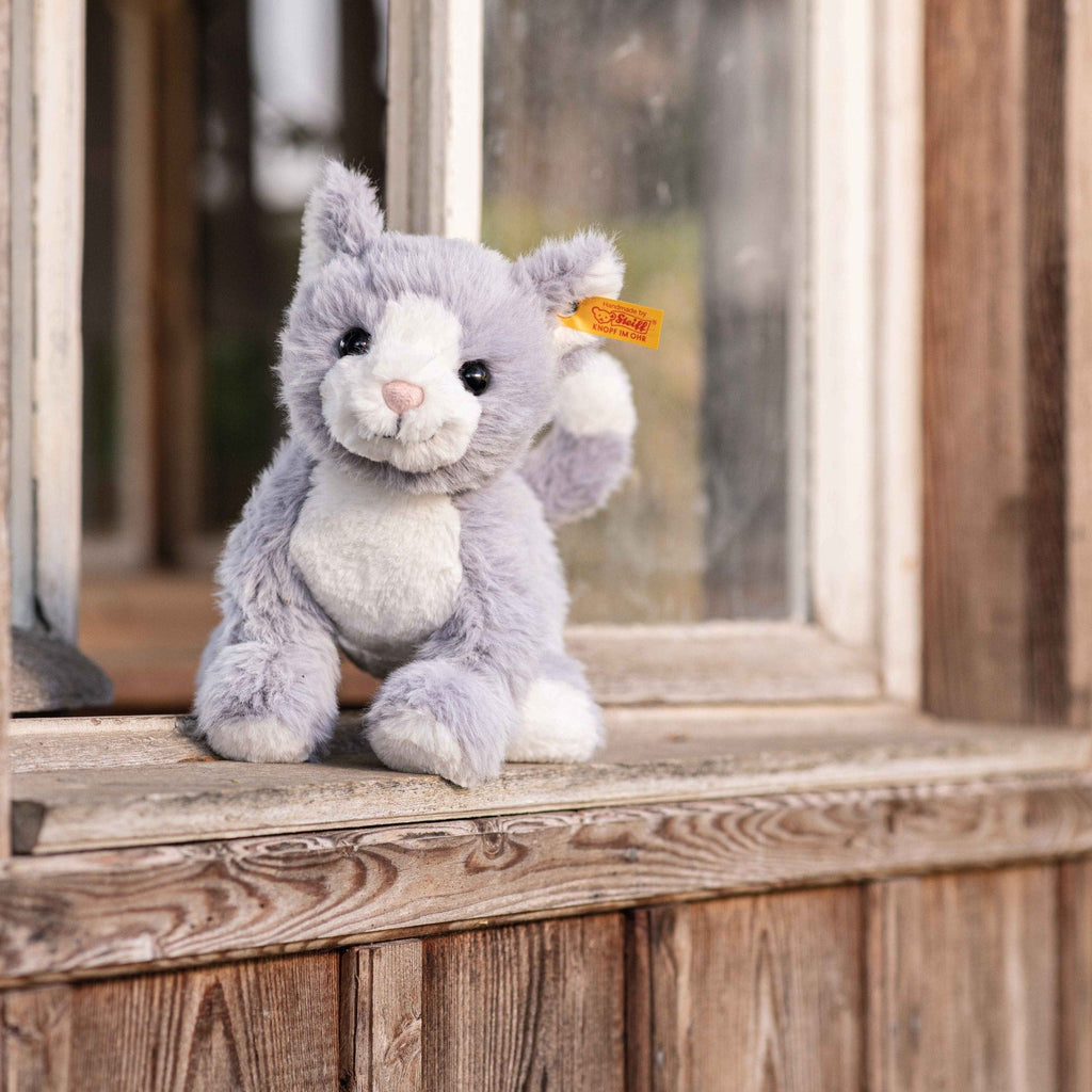 Knuffel Kat Cassie Cat Light Grey - 26 cm - huisdieren Steiff - In den Olifant