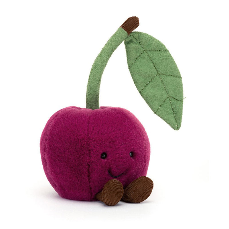 Knuffel Kers Amuseable Cherry - 10 cm - Groenten, fruit en ander lekkers Jellycat - In den Olifant